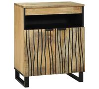 vidaXL Buffet Marron 60 x 33 x 75 cm Bois de manguier Massif, Rangement Salle à Manger, Buffet Rustique, Compact en Bois, Fonctionnel, Durable en Bois de Mangue