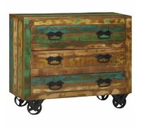 vidaXL Buffet Marron 80 x 30 x 65 cm Bois massif de récupération