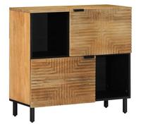 vidaXL Buffet Marron 80x33x75 cm Bois Massif de manguier