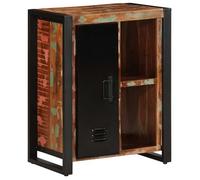 Buffet multicolore 55x35x70 cm bois massif récupération