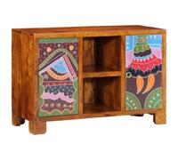 vidaXL Buffet Multicolore 90x35x60 Bois Massif d'acacia