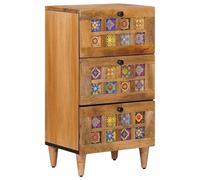 vidaXL Buffet Naturel 40 x 33,5 x 75 cm Bois de mangue massif
