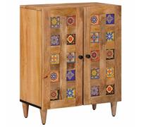 vidaXL Buffet Naturel 60 x 33,5 x 75 cm Bois de mangue massif