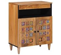 vidaXL Buffet Naturel 60 x 33,5 x 75 cm Bois de mangue massif