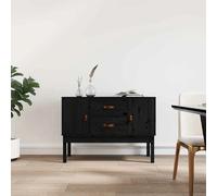 vidaXL Buffet noir 110x40x78 cm