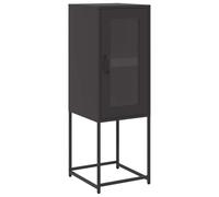 vidaXL Buffet – Acier laminé à froid 36x39x107 cm – Noir