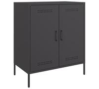 vidaXL Buffet Noir 68x39x79 cm Acier