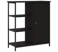 vidaXL Buffet 70x30x80 cm Bois d'ingénierie Noir