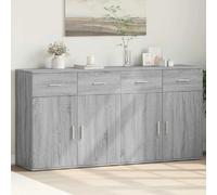VIDAXL Buffet noir 79x38x80 cm - Lot de 2