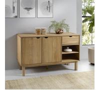vidaXL Buffet OTTA – 114x43x73,5 cm – Bois massif de pin – Multicolore