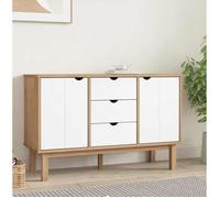 VIDAXL Buffet OTTA - Marron et blanc