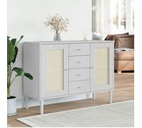 VidaXL Buffet SENJA - Blanc 112x40x80 cm