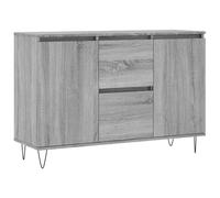 vidaXL Buffet Sonoma Gris 101,5x35x70 cm Bois d'ingénierie