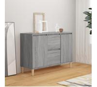 vidaXL Buffet Sonoma gris 101x35x70 cm Bois d'ingénierie 815163
