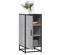 vidaXL Buffet Sonoma gris – 35,5x35x76 cm bois d'ingénierie et métal
