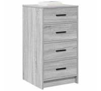 vidaXL Buffet Sonoma Gris 40 x 41 x 75 cm Bois d'ingénierie, Salon, Rangement Contemporain, Buffet rectangulaire, Meuble Durable, Moderne, Organiseur stylé