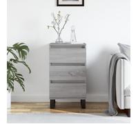 vidaXL Buffet sonoma gris 40x35x70 cm bois d'ingénierie 831106