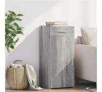 vidaXL Buffet sonoma gris 40x42,5x93 cm bois d'ingénierie