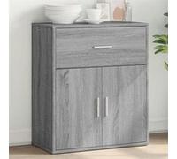 vidaXL Buffet Sonoma Gris 60x31x70 cm, bois d'ingénierie, armoire de rangement