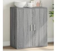 vidaXL Buffet sonoma gris 60x31x70 cm bois d'ingénierie, armoire de rangement, meuble d'entrée, meuble d'appoint, meuble de 840462 Gris G