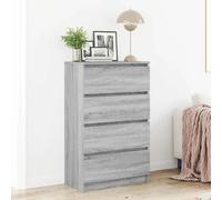 vidaXL Buffet Sonoma gris 60x35x98,5 cm