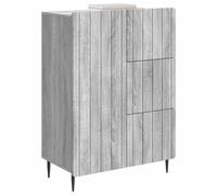 vidaXL Buffet Sonoma gris 66 x 34,5 x 91,5 cm Bois d'ingénierie