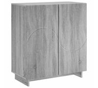 vidaXL Buffet Sonoma Gris 67 x 34,5 x 75 cm Bois d'ingénierie