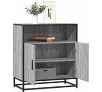 vidaXL Buffet Sonoma gris 68x35x76 cm en bois d'ingénierie – Meuble d'entrée 849002