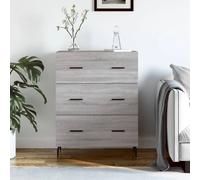 vidaXL Buffet - Sonoma gris 69,5x34x90 cm