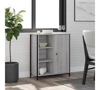 vidaXL Buffet sonoma gris 70x30x80 cm bois d'ingénierie