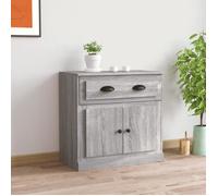 vidaXL Buffet sonoma gris 70x35,5x67,5 cm bois d'ingénierie 816430