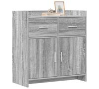 vidaXL Buffet Sonoma Gris 75 x 36 x 80 cm Bois d'ingénierie,