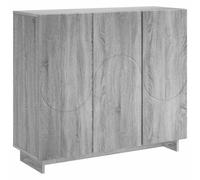 vidaXL Buffet Sonoma Gris 85,5 x 31 x 75 cm Bois d'ingénierie