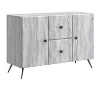 vidaXL Buffet Sonoma gris 89 x 34,5 x 60 cm Bois d'ingénierie 895581