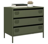 vidaXL Buffet - Vert olive 68x39x58,5 cm