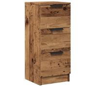 vidaXL Buffet de rangement Vieux Bois 30x30x70 cm, bois d'ingénierie