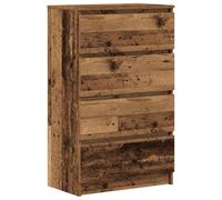 vidaXL Buffet Vieux bois 861128 – Bois d'ingénierie 60x35x98,5 cm – Marron G