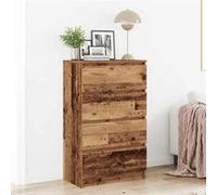 vidaXL Buffet Vieux bois 861128 – Bois d'ingénierie 60x35x98,5 cm – Marron G