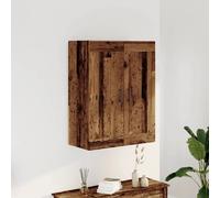 vidaXL Armoire murale vieux bois 69,5x34x90 cm bois d'ingénierie, armoire, armoire suspendue, armoire latérale, armoire de 857308 Marron G