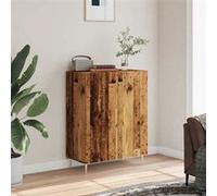 vidaXL Buffet vieux bois 69,5x34x90 cm bois d'ingénierie, meuble de rangement, meuble d'entrée, meuble latéral, meuble 857175 Marron G