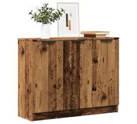vidaXL Buffet vieux bois 90,5x30x70 cm bois d'ingénierie Multicolore