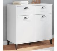 vidaXL Buffet VIKEN blanc 80x40x80 cm bois d'ingénierie