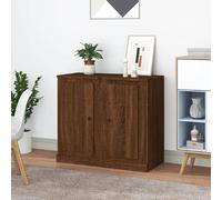 vidaXL Buffets 2 pcs 37,5x35,5x67,5 cm - Chêne marron