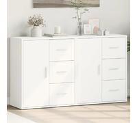 vidaXL Buffets 2 pcs 60x31x70 cm Blanc