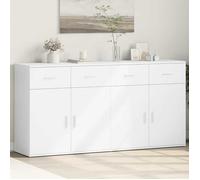vidaXL Buffets 2 pièces blanc