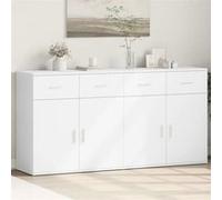 vidaXL Buffets 2 pièces blanc