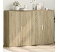 vidaXL Buffets 2 pcs chêne sonoma 60x31x84 cm bois d'ingénierie 3276569