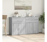 vidaXL Buffets 2 pcs sonoma gris