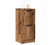 vidaXL Buffets 2 pièces Vieux bois 30x30x70 cm bois d'ingénierie 856960