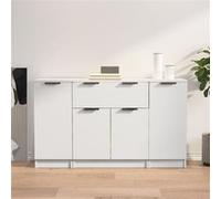 vidaXL Buffets Blanc Bois d’Ingénierie